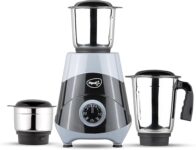 Pigeon by Stovekraft Mix Master Mixer Grinder for Kitchen | 500 Watts | 3 MultiPurpose Jars for Juicing | Chutney Making | Dry Grinding | Wet Grinding | Mincing | Blender|Mixer | 2Year Warranty