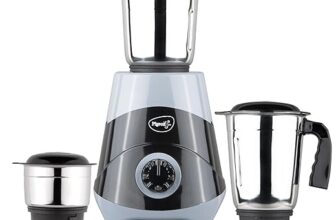 Pigeon by Stovekraft Mix Master Mixer Grinder for Kitchen | 500 Watts | 3 MultiPurpose Jars for Juicing | Chutney Making | Dry Grinding | Wet Grinding | Mincing | Blender|Mixer | 2Year Warranty