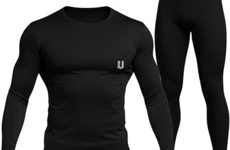 Unbeatable Mens Sports Running Set | Polyester Spandex Compression Shirt and Tights for Men Workout Combo Set | Long Sleeve Quick-Dry Fitness Track Suit for Man